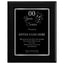 Years of Service Classic Retirement Plaque - 4 Frame Colors - Brushed Silver & Gold Plate Options