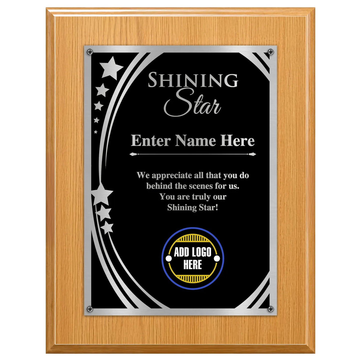 Shining Star Classic Plaque - 4 Frame Colors