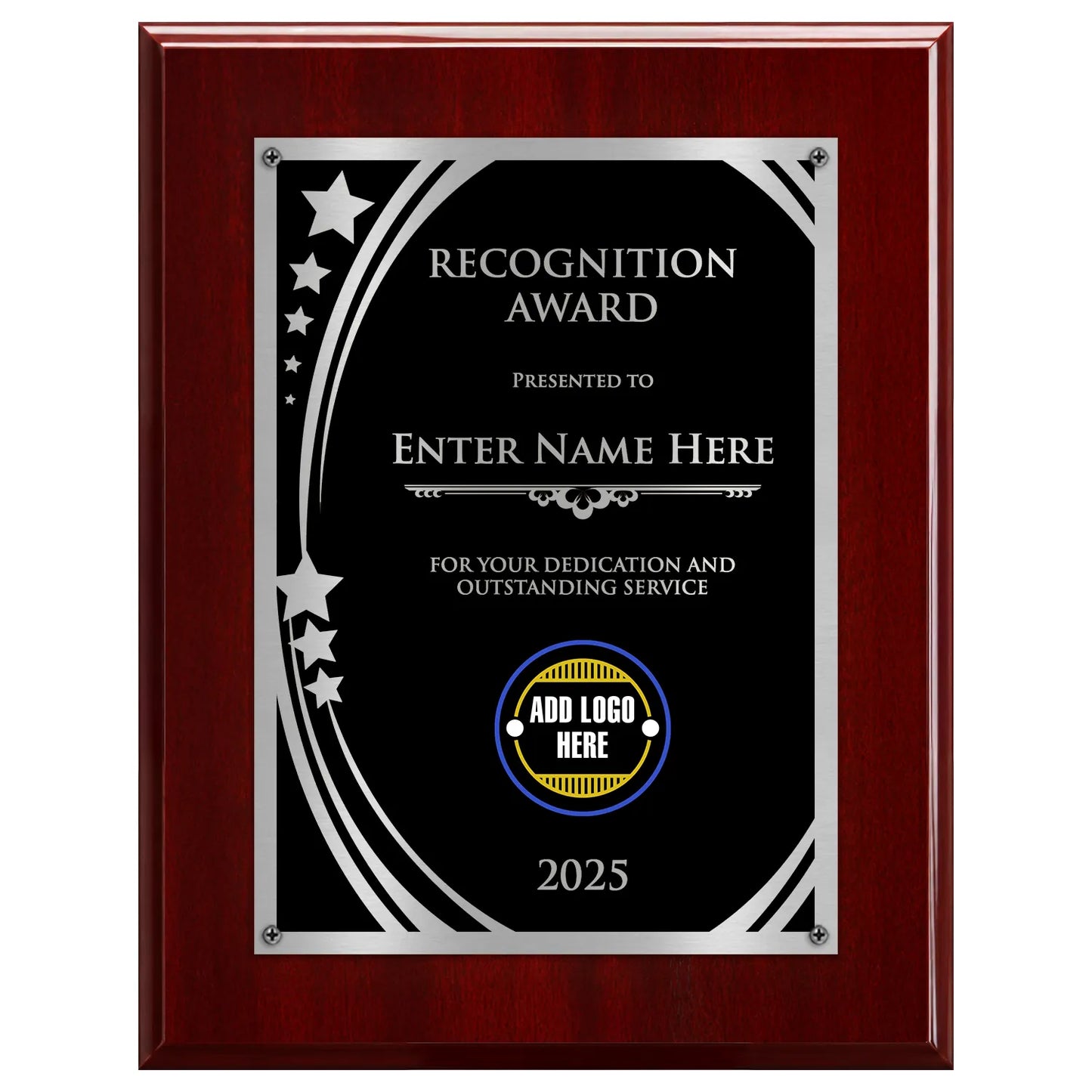 Recognition Award Classic Plaque - 4 Frame Colors
