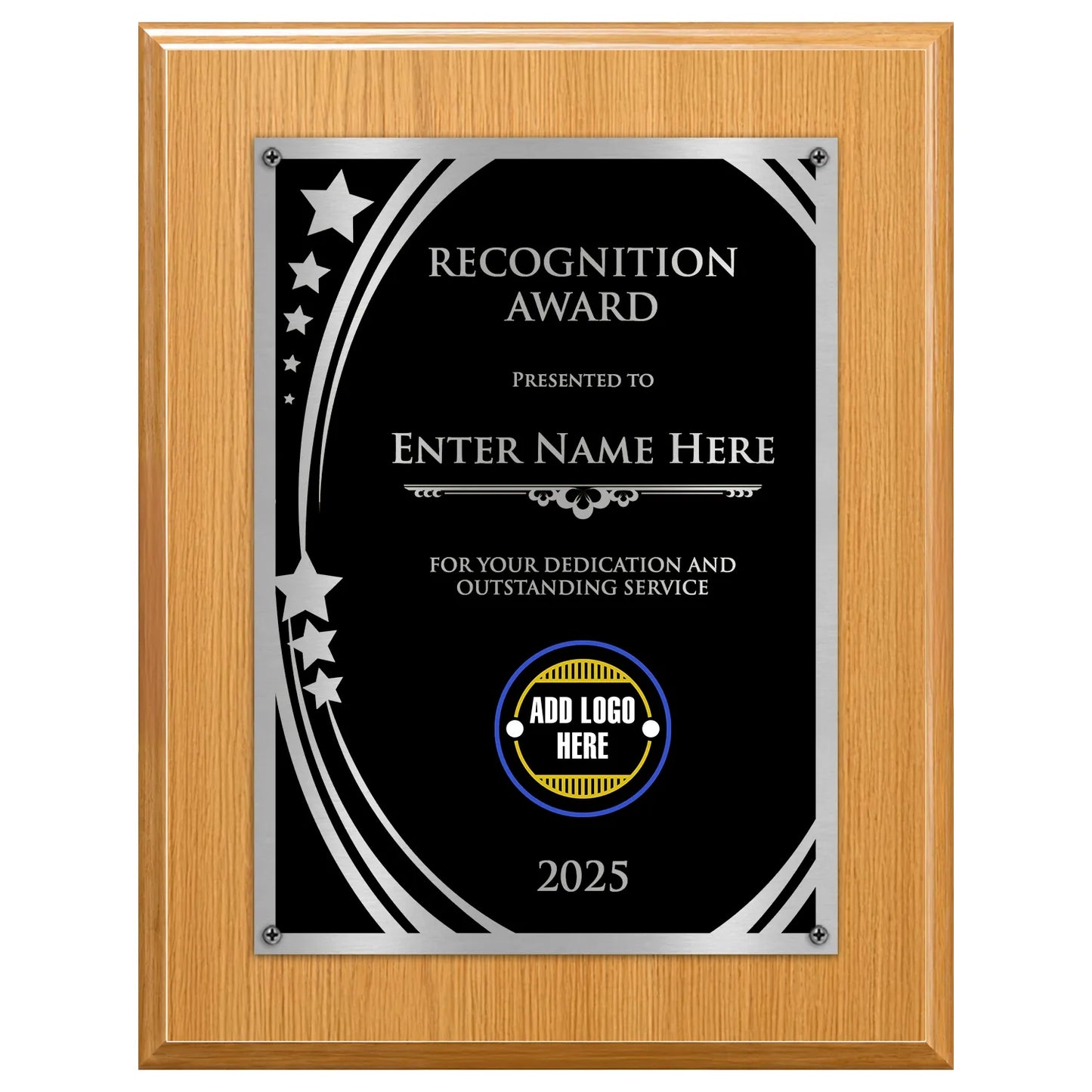 Recognition Award Classic Plaque - 4 Frame Colors