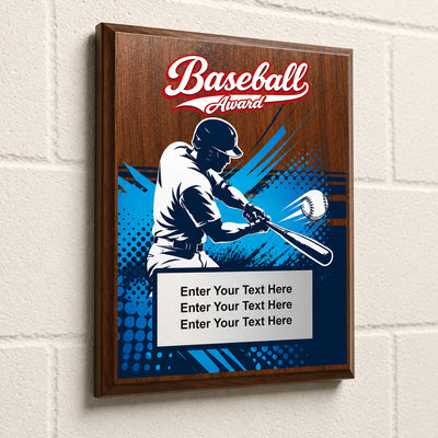 Baseball Award Plaques - Multiple Designs & Colors