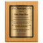Thank You Classic Retirement Plaque - 4 Frame Colors - Brushed Silver & Gold Plate Options