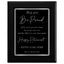 May You Be Proud Classic Retirement Plaque - 4 Frame Colors - Silver & Gold Plate Options