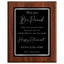 May You Be Proud Classic Retirement Plaque - 4 Frame Colors - Silver & Gold Plate Options