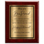 May You Be Proud Classic Retirement Plaque - 4 Frame Colors - Brushed Silver & Gold Plate Options