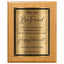 May You Be Proud Classic Retirement Plaque - 4 Frame Colors - Brushed Silver & Gold Plate Options