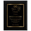 Years of Service Retirement Plaque - 4 Frame Colors - Silver & Gold Plate Options