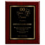 Years of Service Retirement Plaque - 4 Frame Colors - Silver & Gold Plate Options