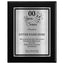 Years of Service Retirement Plaque - 4 Frame Colors - Brushed Silver & Gold Metallic Plate Option