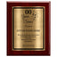 Years of Service Retirement Plaque - 4 Frame Colors - Brushed Silver & Gold Metallic Plate Option