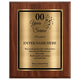 Years of Service Retirement Plaque - 4 Frame Colors - Brushed Silver & Gold Metallic Plate Option