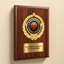 Personalized Basketball Award Plaque with Choice of Emblems & Engraved Plate – 4 Frame Colors