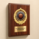 Personalized Basketball Award Plaque with Choice of Emblems & Engraved Plate – 4 Frame Colors