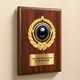 Personalized Bowling Award Plaque with Choice of Emblems & Engraved Plate – 4 Frame Colors