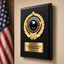 Personalized Bowling Award Plaque with Choice of Emblems & Engraved Plate – 4 Frame Colors