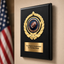 Personalized Football Award Plaque with Choice of Emblems & Engraved Plate – 4 Frame Colors
