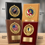 Personalized Football Award Plaque with Choice of Emblems & Engraved Plate – 4 Frame Colors