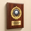 Personalized Golf Award Plaque with Choice of Emblems & Engraved Plate – 4 Frame Colors