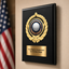 Personalized Golf Award Plaque with Choice of Emblems & Engraved Plate – 4 Frame Colors