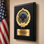 Personalized Ice Hockey Award Plaque with Choice of Emblems & Engraved Plate – 4 Frame Colors