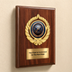 Personalized Soccer Award Plaque with Choice of Emblems & Engraved Plate – 4 Frame Colors