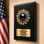 Personalized Bowling Award Plaque with Star Mylar Holder & Engraved Plate – 4 Board Colors