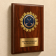 Personalized Ice Hockey Award Plaque with Star Mylar Holder & Engraved Plate – 4 Board Colors