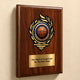 Basketball Mylar Flame Style Plaque - Personalized Metal Plate - 4 Frame Colors