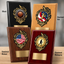 Basketball Mylar Flame Style Plaque - Personalized Metal Plate - 4 Frame Colors