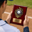 Golf Mylar Flame Style Plaque - Personalized Metal Plate - 4 Frame Colors