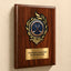 Ice Hockey Mylar Flame Style Plaque - Personalized Metal Plate - 4 Frame Colors