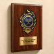 Tennis Mylar Flame Style Plaque - Personalized Metal Plate - 4 Frame Colors