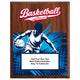 Personalized Basketball  Award Plaques - Design 1