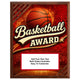 Personalized Basketball  Award Plaques - Design 4