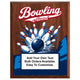 Personalized Bowling Award Plaques - Design 2
