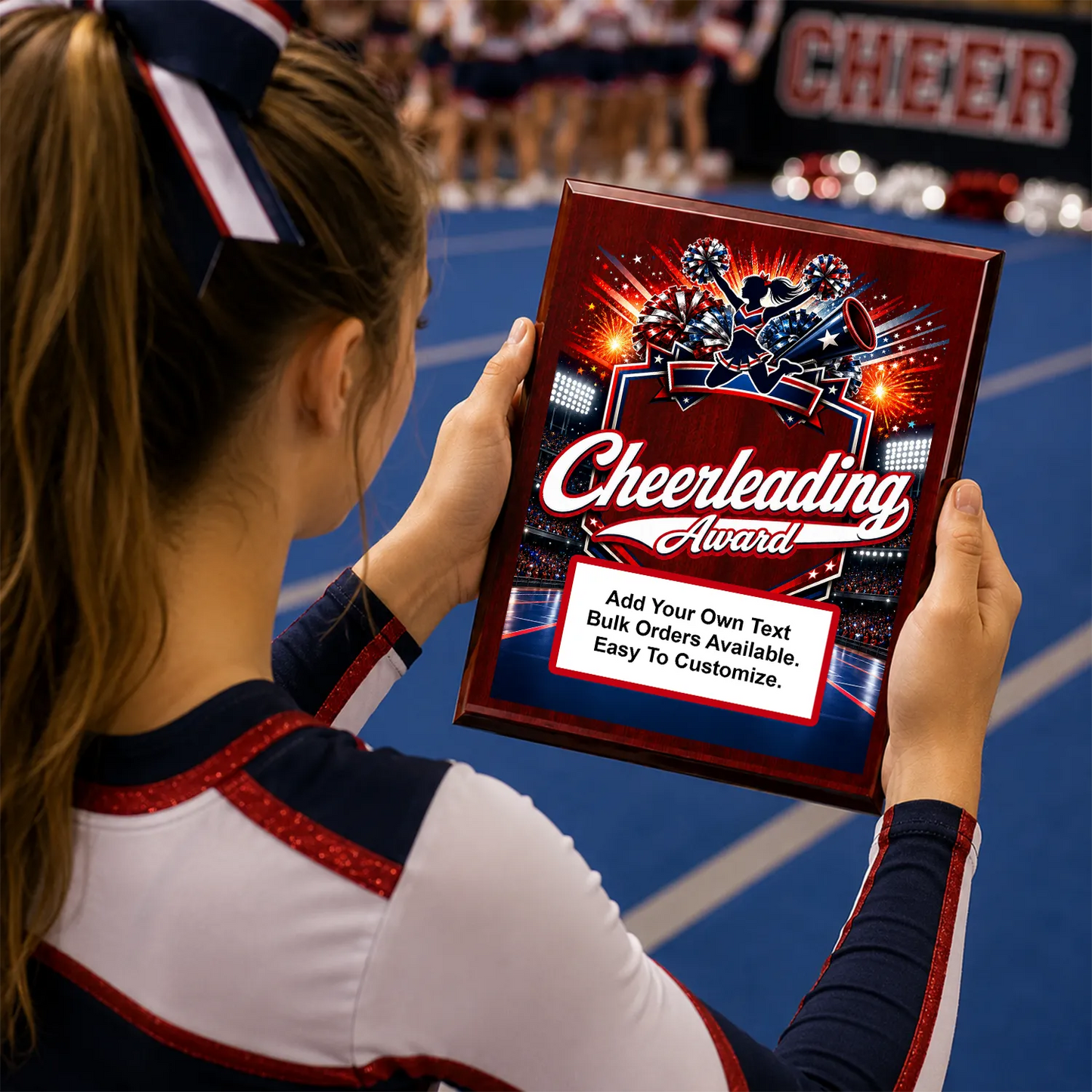 Personalized Cheerleading Award Plaques - Design 4