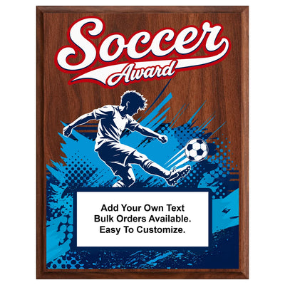 Personalized Soccer Award Plaques - Design 1