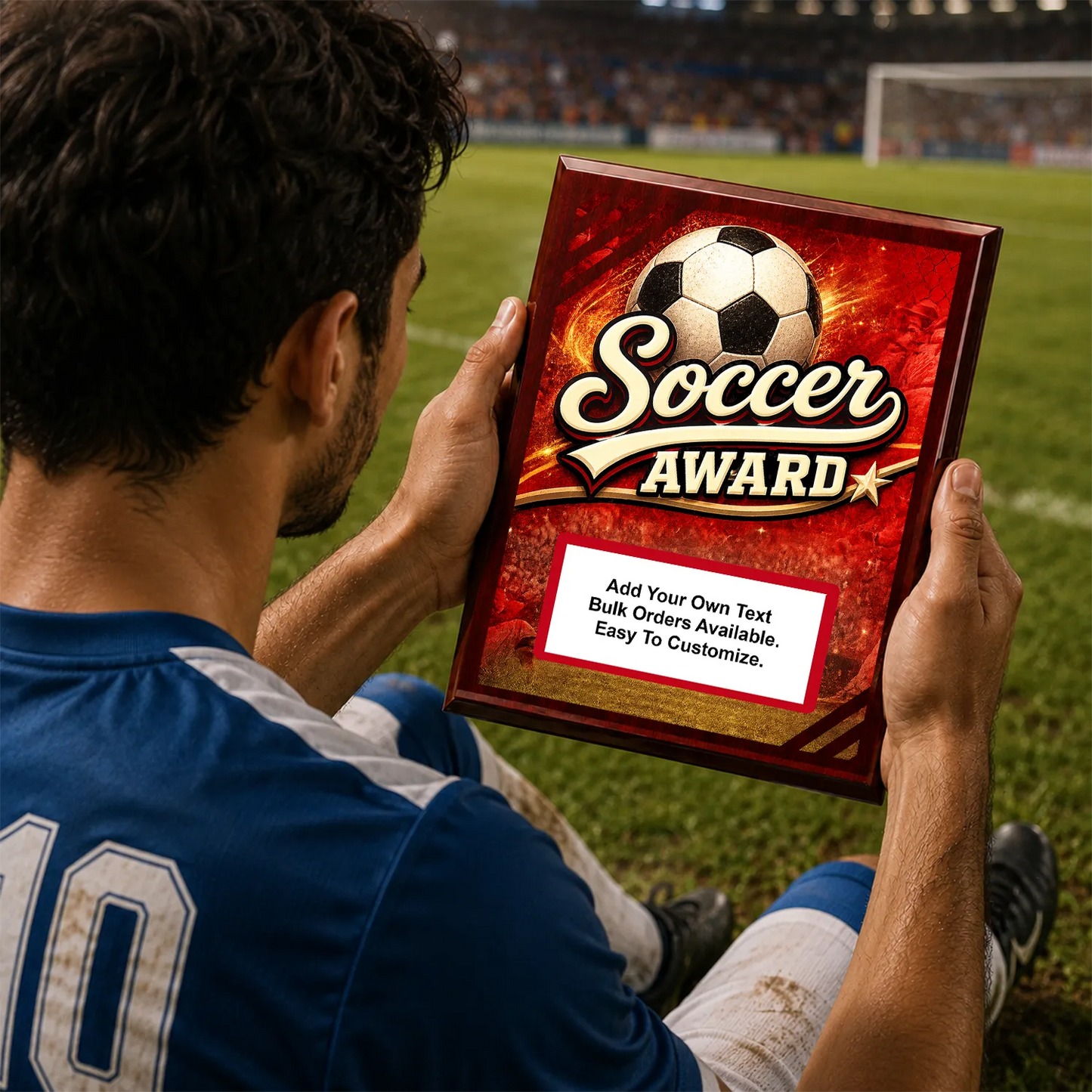 Personalized Soccer Award Plaques - Design 3