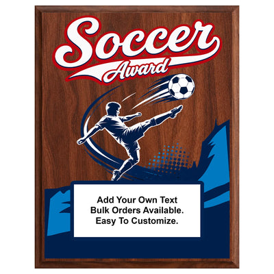 Personalized Soccer Award Plaques - Design 2