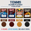 Personalized Tennis Award Plaques - Design 1