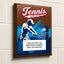 Personalized Tennis Award Plaques - Design 4