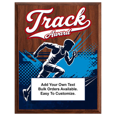 Personalized Track Award Plaques - Design 1