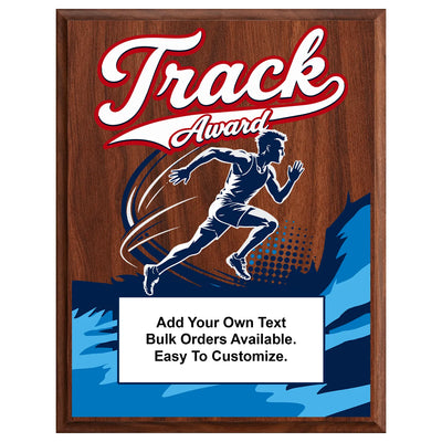 Personalized Track Award Plaques - Design 2