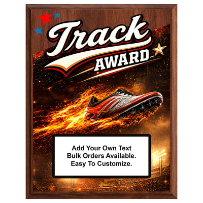 Personalized Track Award Plaques - Design 5