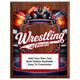 Personalized Wrestling Award Plaques - Design 3