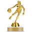 Basketball Trophy – Custom Award with Personalized Gold Plate, 4 Design Options