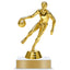 Basketball Trophy – Custom Award with Personalized Gold Plate, 4 Design Options