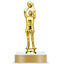 Basketball Trophy – Custom Award with Personalized Gold Plate, 4 Design Options