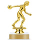 Bowling Trophy – Custom Award with Personalized Gold Plate, 4 Design Options