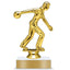 Bowling Trophy – Custom Award with Personalized Gold Plate, 4 Design Options